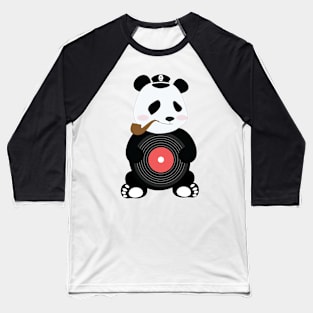 Cute Panda Smoking with his Disc Baseball T-Shirt